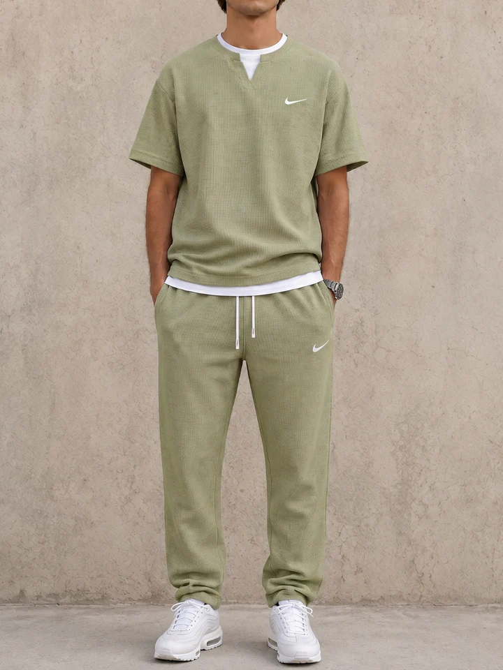 Premium Waffle-Knit Co-Ord Set | Final Clearance