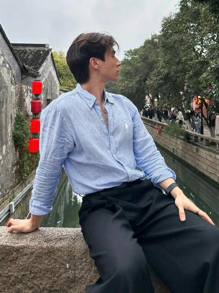 Men’s Casual Linen Shirt – Elegant Breathable Long Sleeve Button-Up