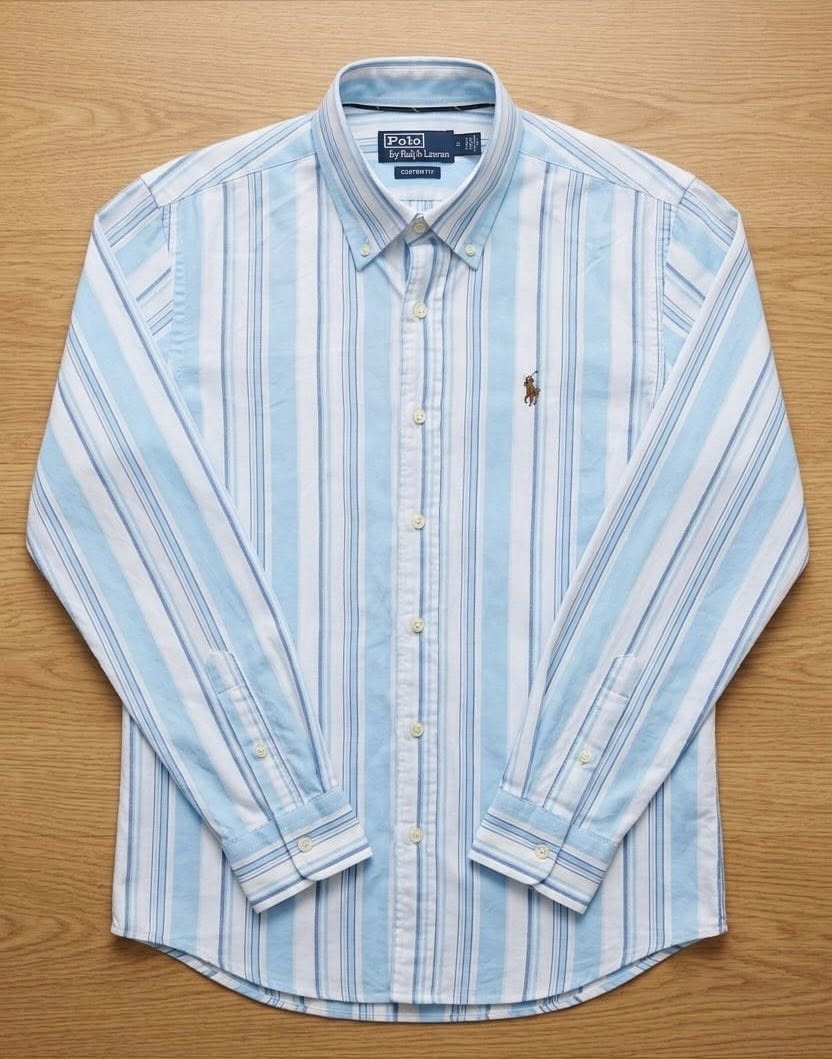 Classic Striped Button-Up Shirt Collection
