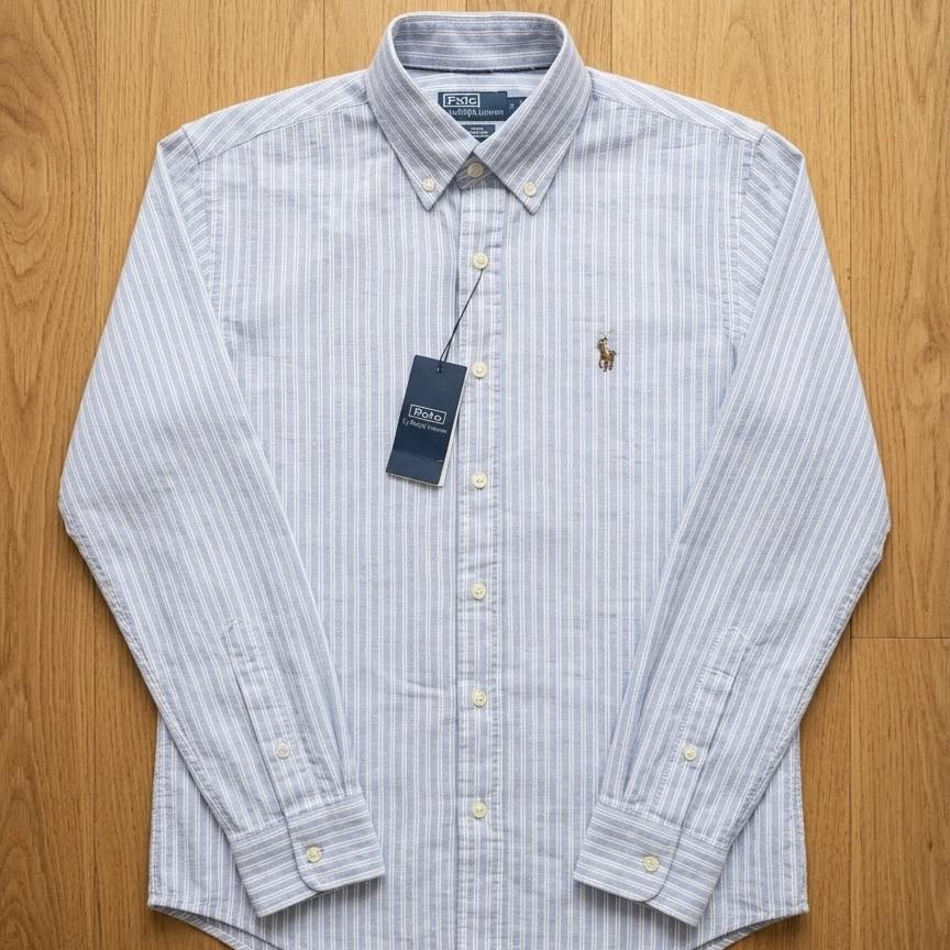 Classic Striped Button-Up Shirt Collection