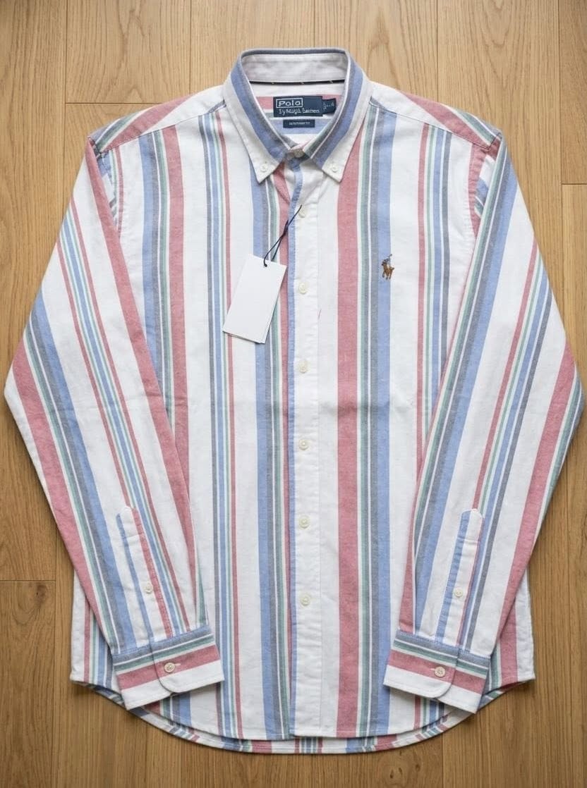 Classic Striped Button-Up Shirt Collection