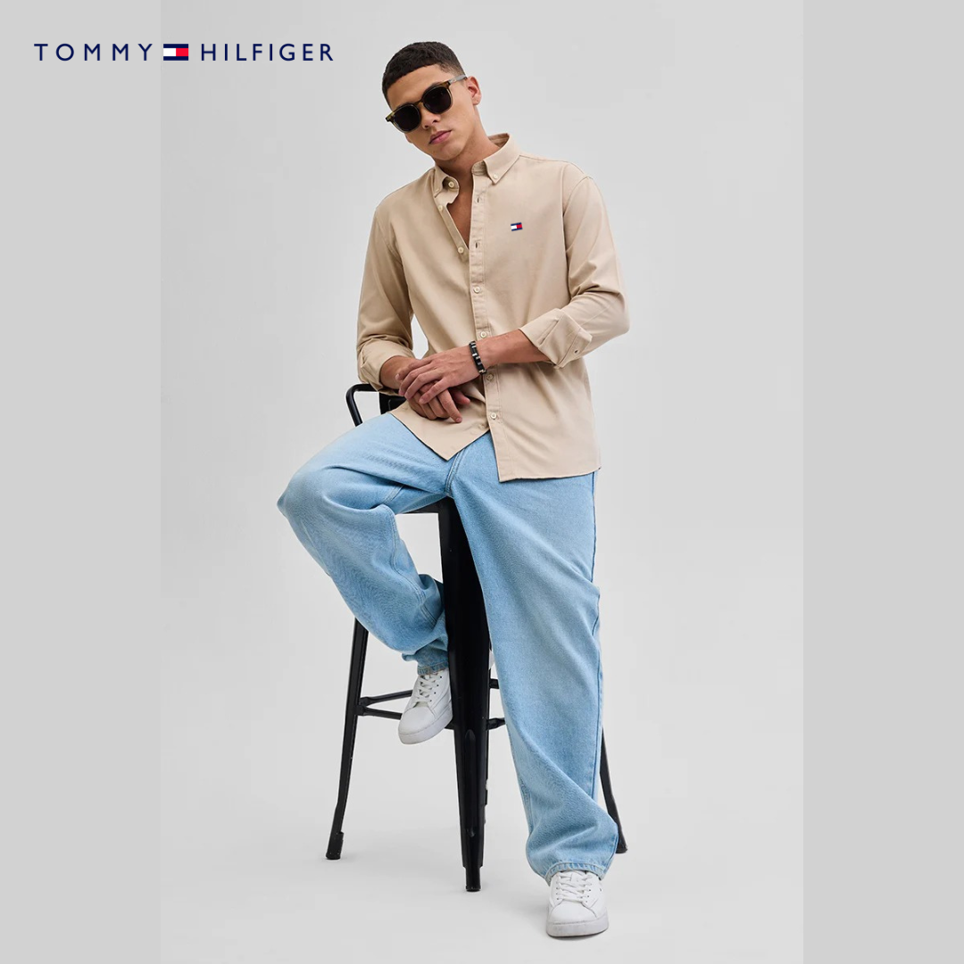 Men’s Slim Fit Button-Up Shirt – Elegant Long Sleeve Casual Shirt