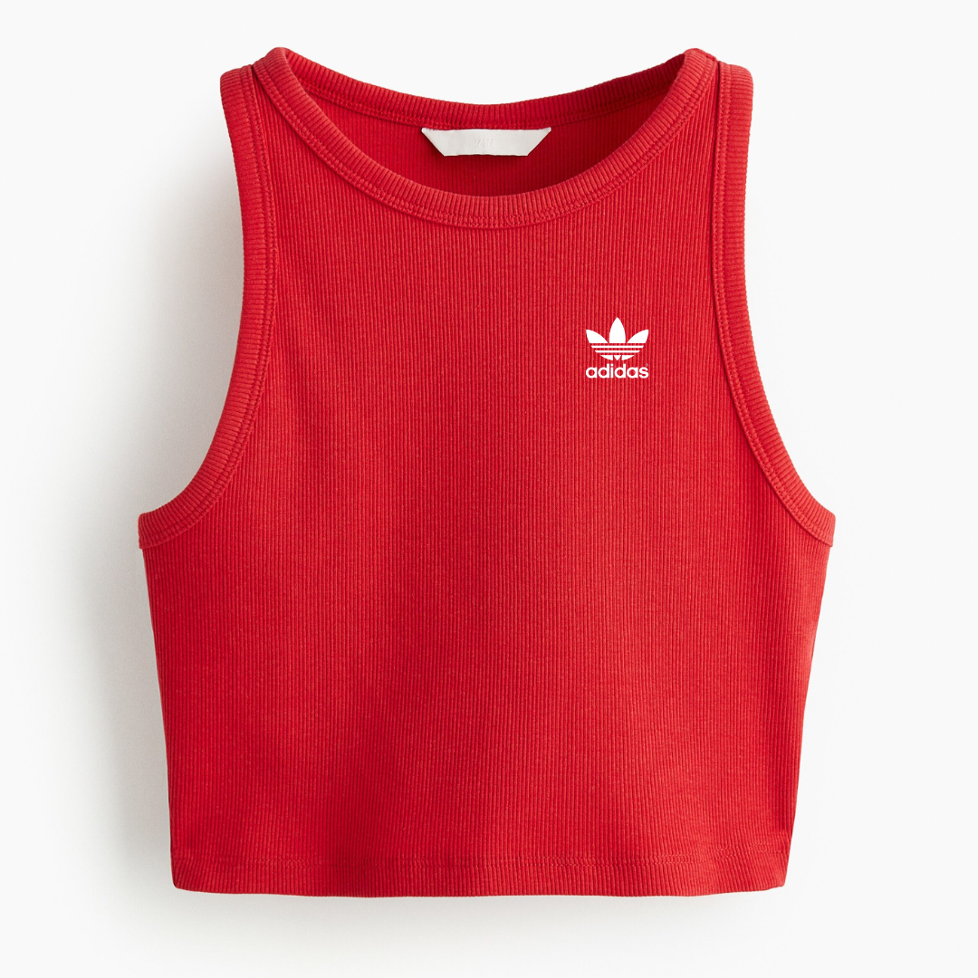 Ribbed Cropped Tank Top