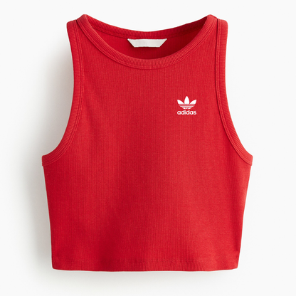 Ribbed Cropped Tank Top