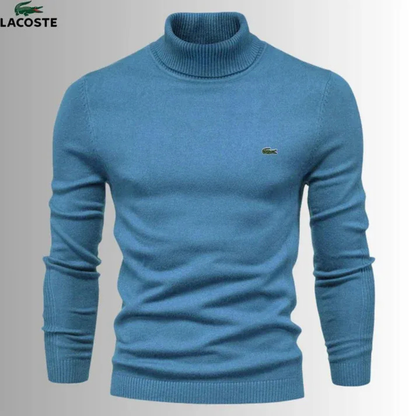 Men's Premium Turtleneck Knit Sweater