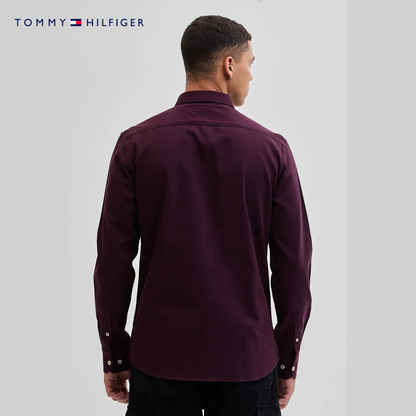 Men’s Slim Fit Button-Up Shirt – Elegant Long Sleeve Casual Shirt