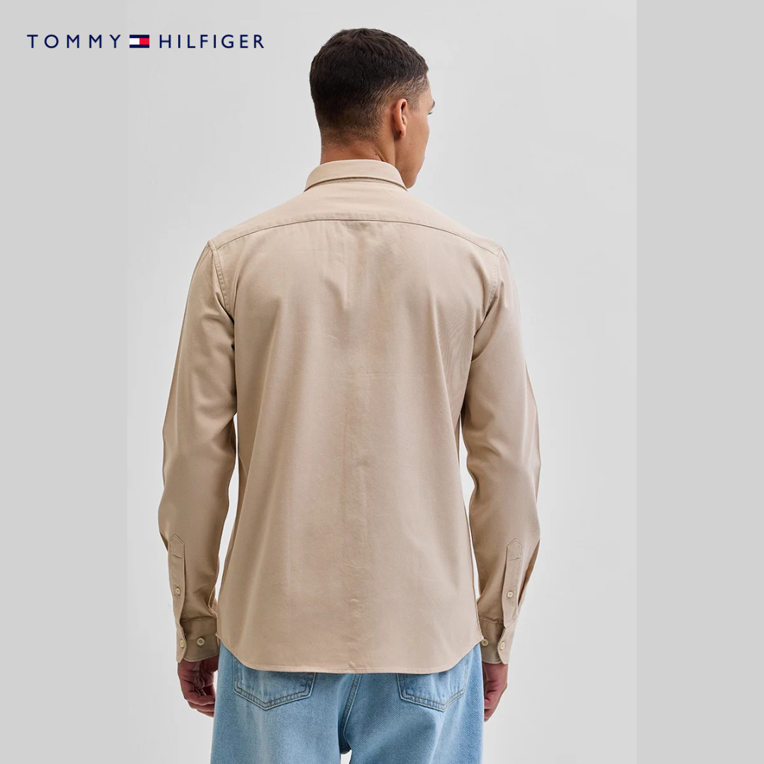 Men’s Slim Fit Button-Up Shirt – Elegant Long Sleeve Casual Shirt