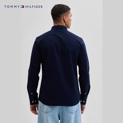Men’s Slim Fit Button-Up Shirt – Elegant Long Sleeve Casual Shirt