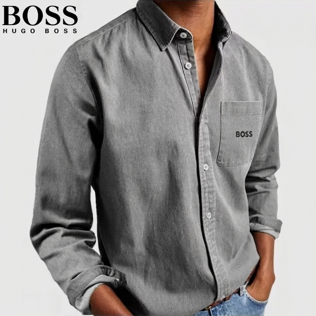 Boss Men’s Premium Casual Linen Shirt