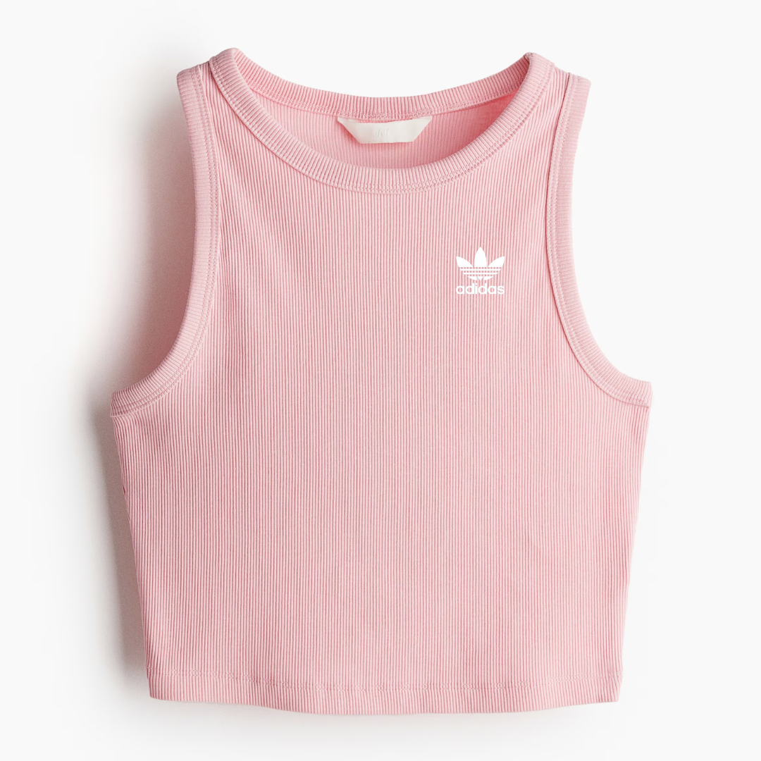 Ribbed Cropped Tank Top