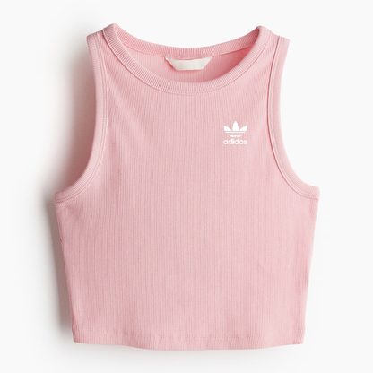 Ribbed Cropped Tank Top