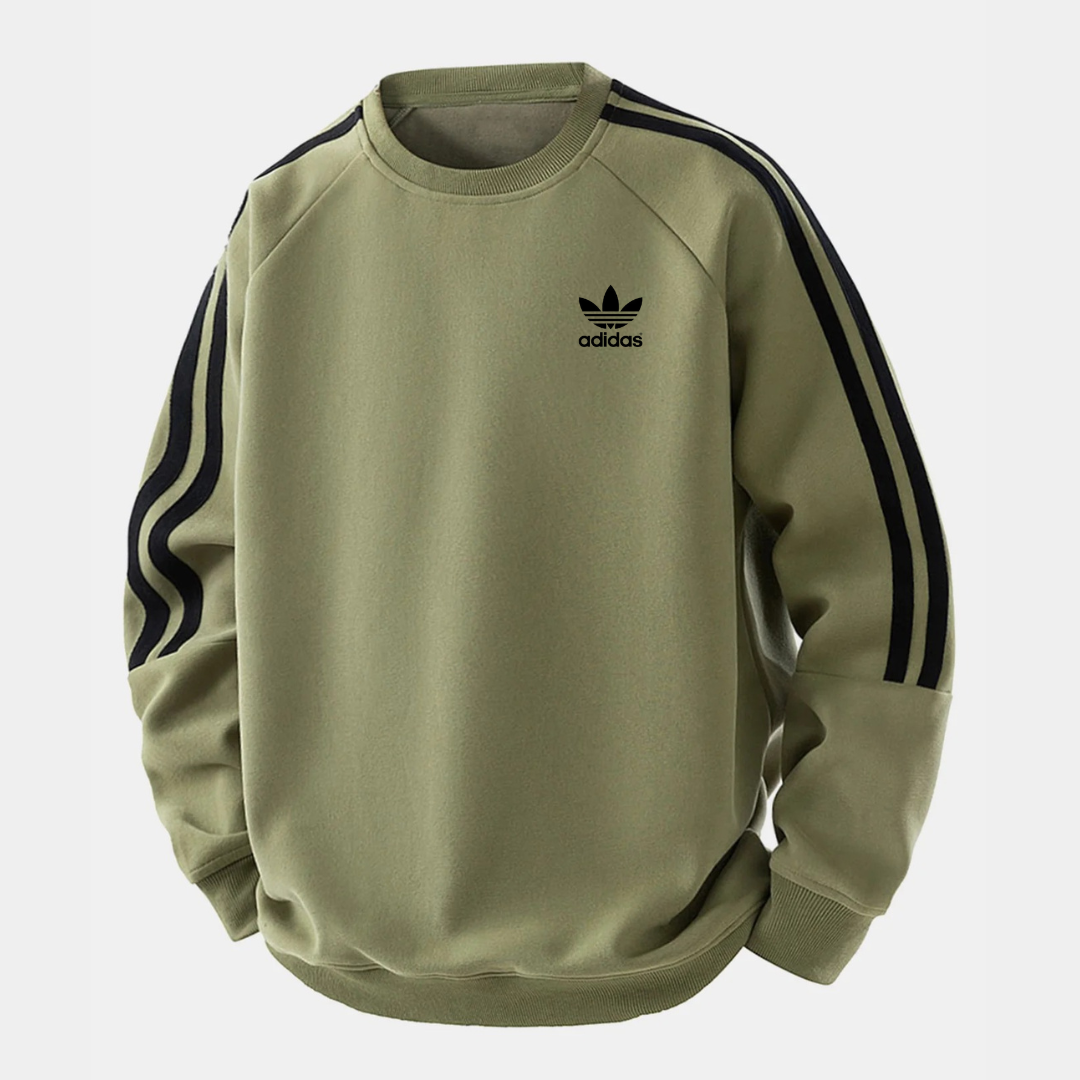 Men’s Classic Crew Neck Sweatshirt – Long Sleeve Casual Pullover