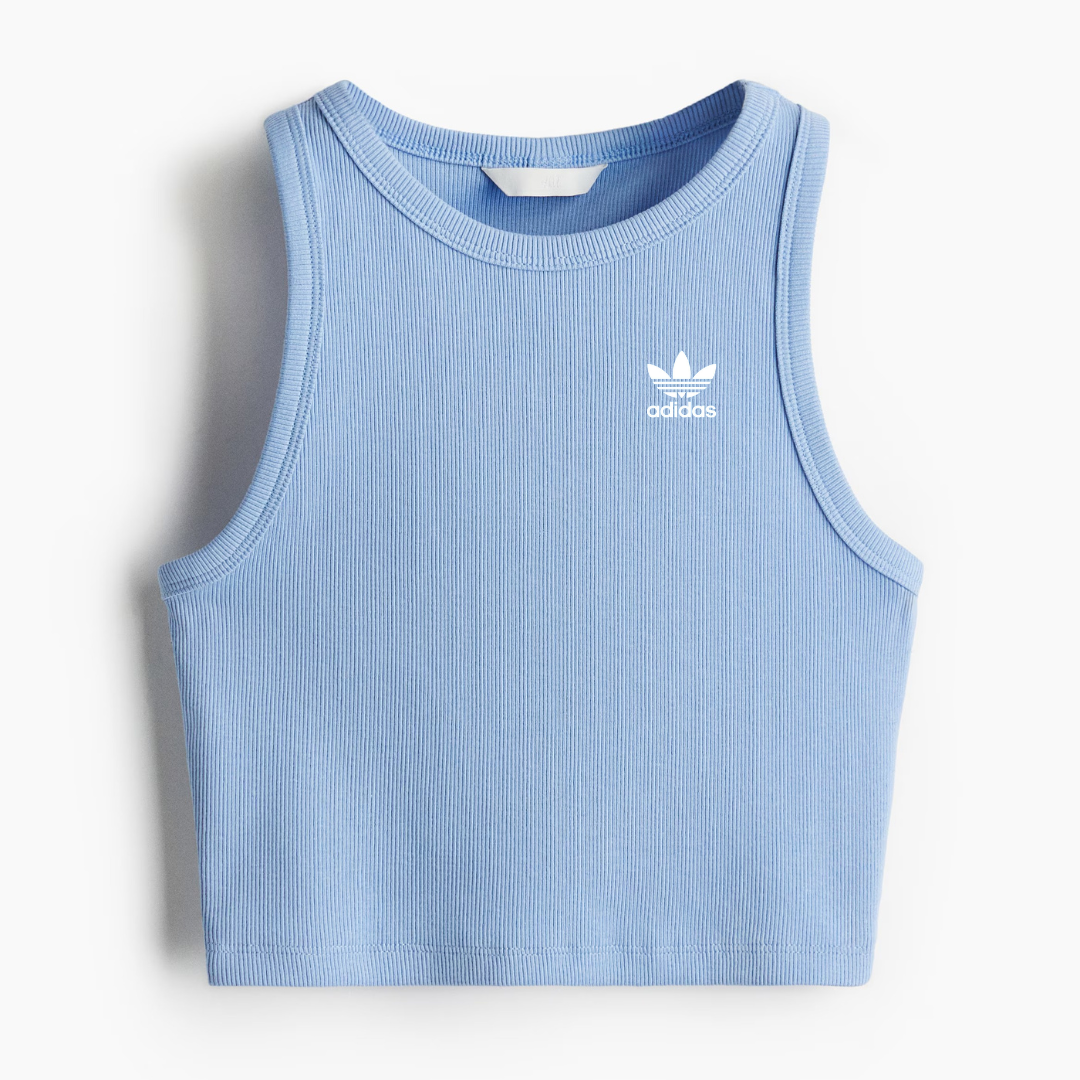 Ribbed Cropped Tank Top