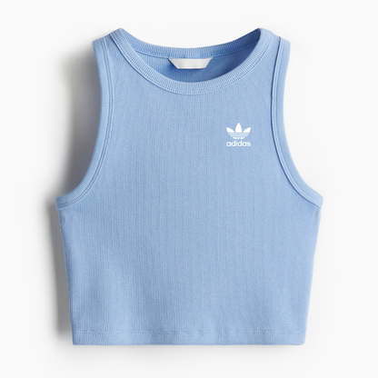 Ribbed Cropped Tank Top