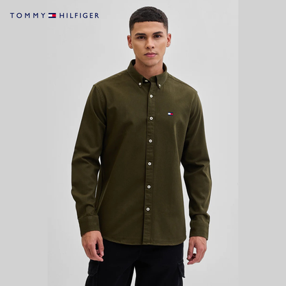 Men’s Slim Fit Button-Up Shirt – Elegant Long Sleeve Casual Shirt