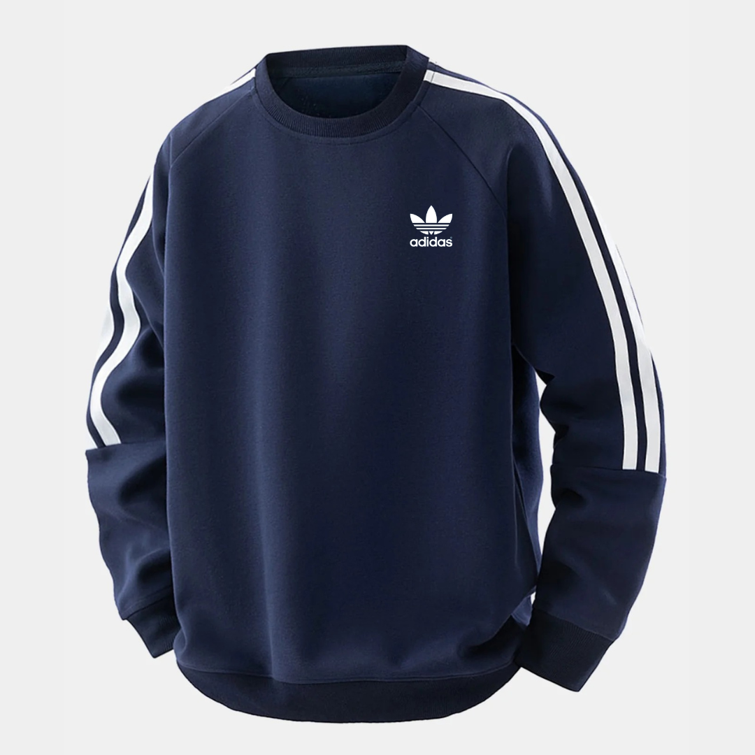 Men’s Classic Crew Neck Sweatshirt – Long Sleeve Casual Pullover