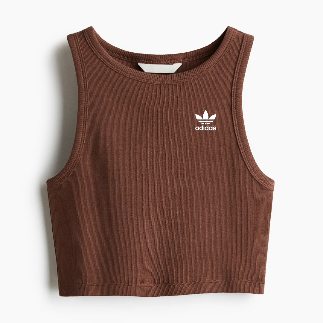 Ribbed Cropped Tank Top