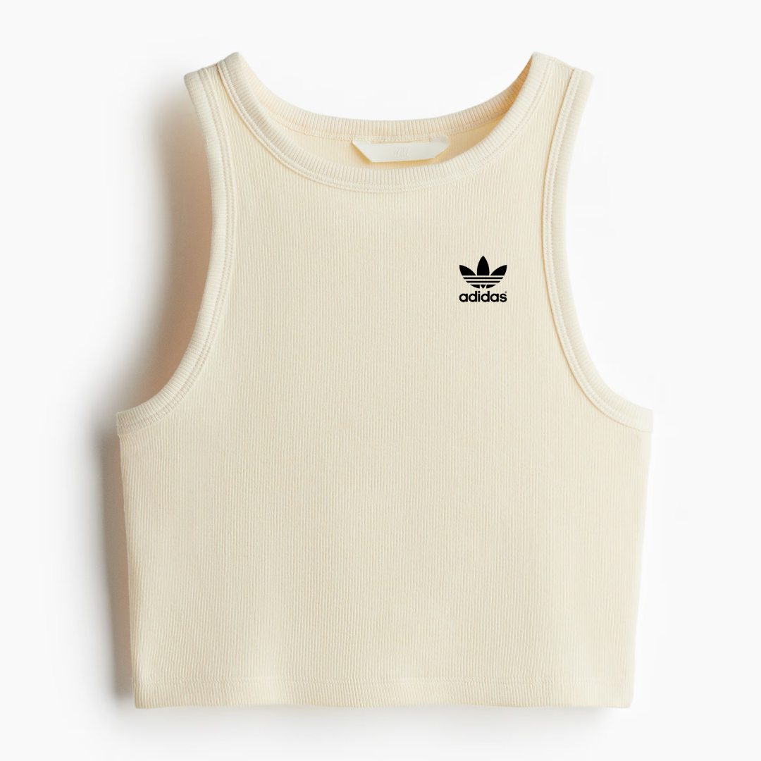 Ribbed Cropped Tank Top