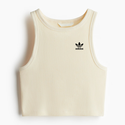 Ribbed Cropped Tank Top