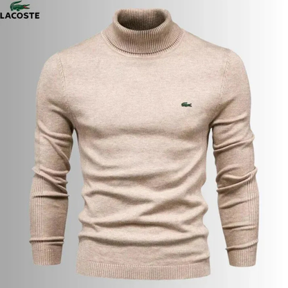 Men's Premium Turtleneck Knit Sweater
