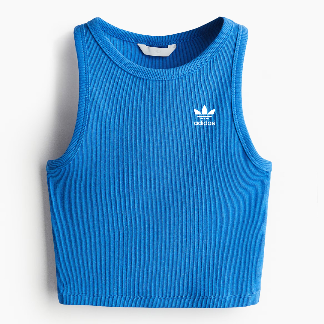 Ribbed Cropped Tank Top