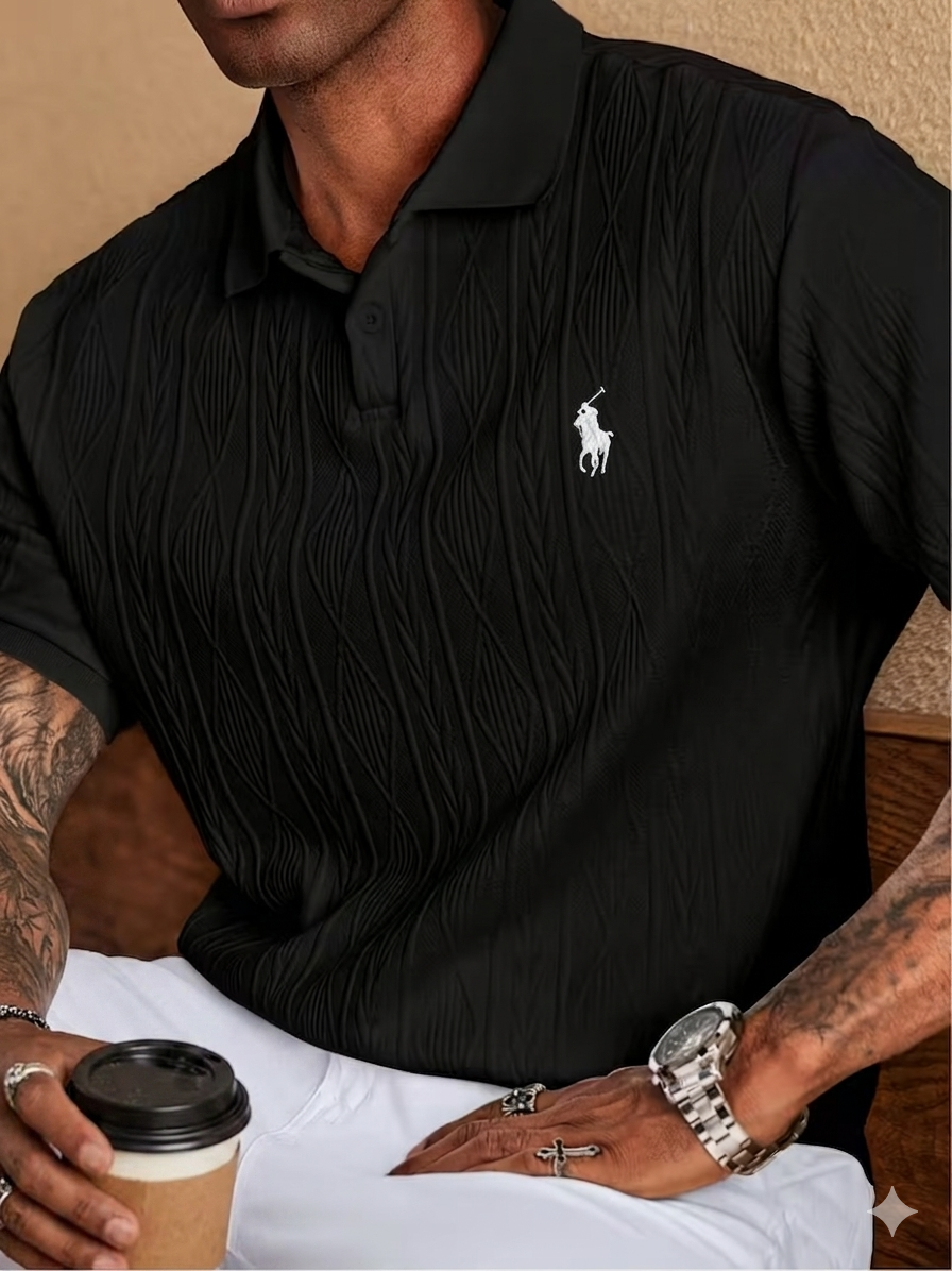 Men’s Premium Textured Polo Shirt