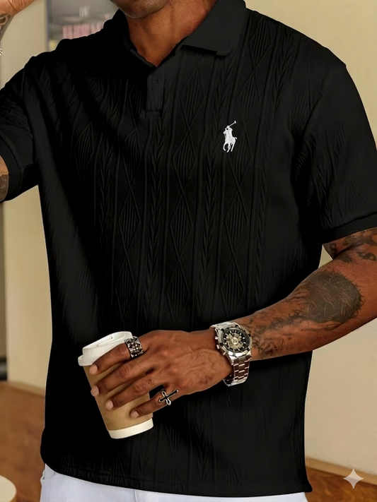 Men’s Premium Textured Polo Shirt