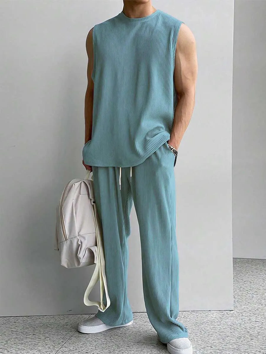 Premium Relaxed Ribbed Lounge Set