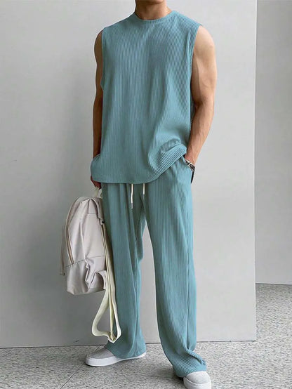 Premium Relaxed Ribbed Lounge Set