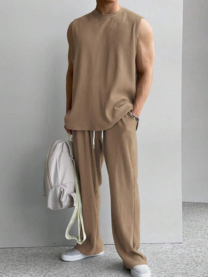 Premium Relaxed Ribbed Lounge Set