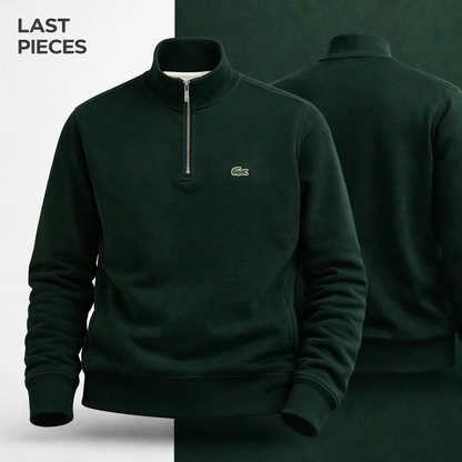 LC Men's Zip-Up High-Neck Sweatshirt