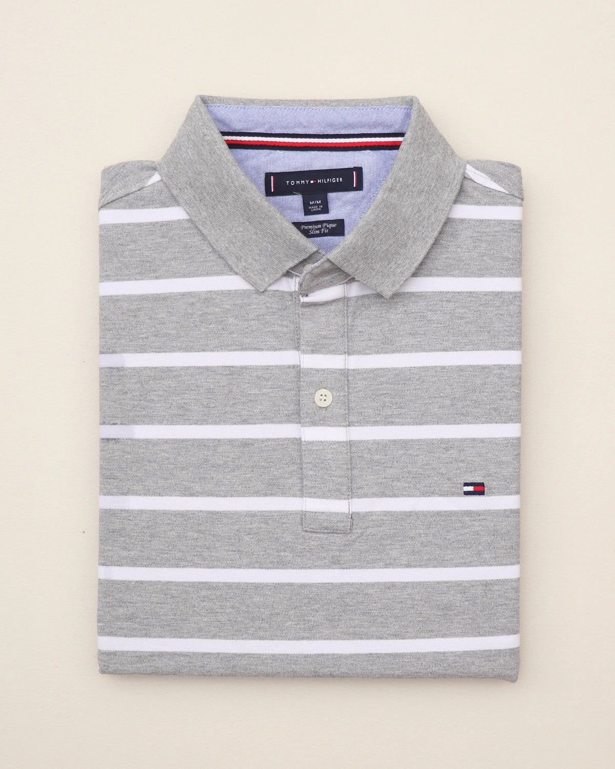 Men’s Premium Striped Polo Shirt – Casual Elegant Slim Fit