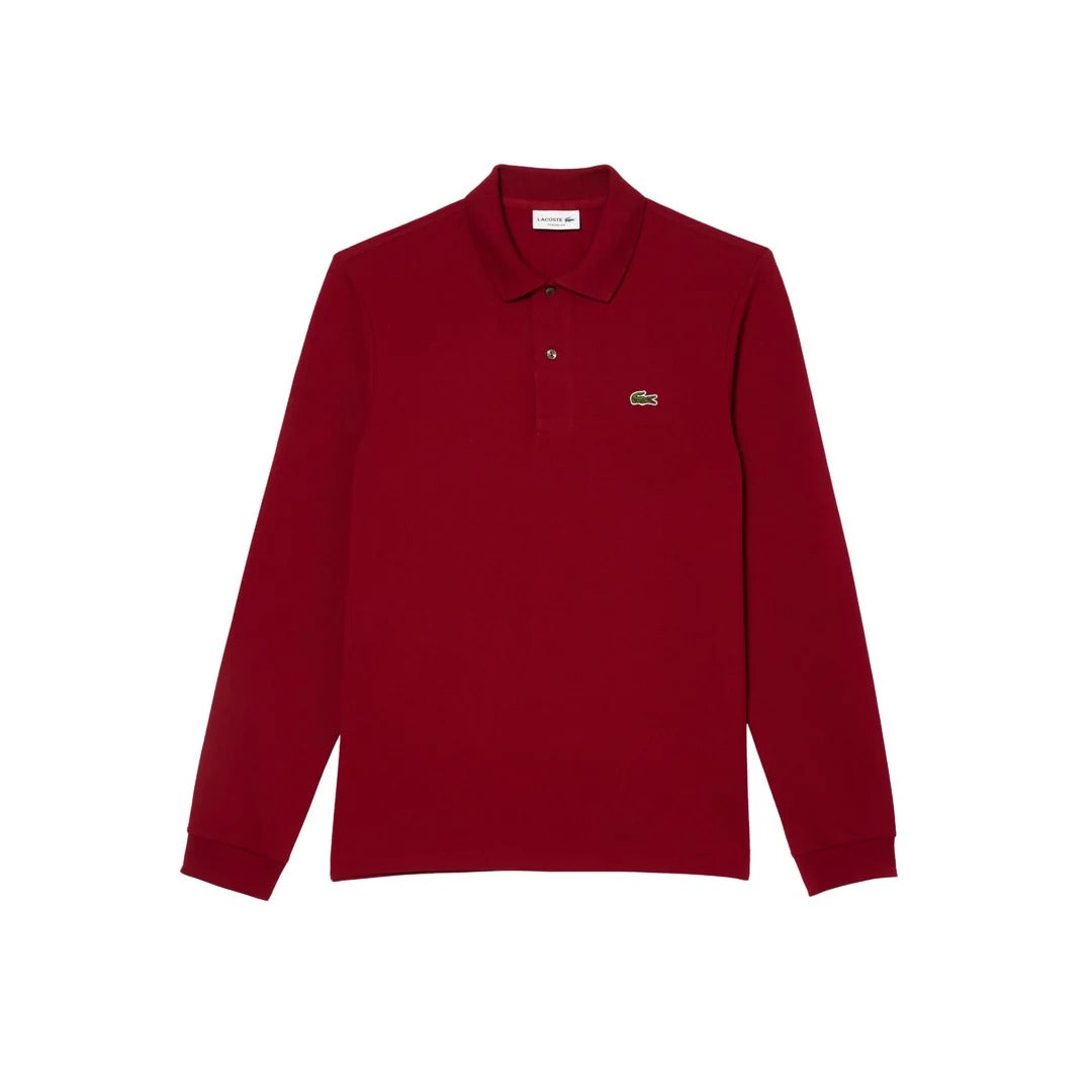 Men’s Classic Long-Sleeve Polo Shirt – Regular Fit Cotton Polo