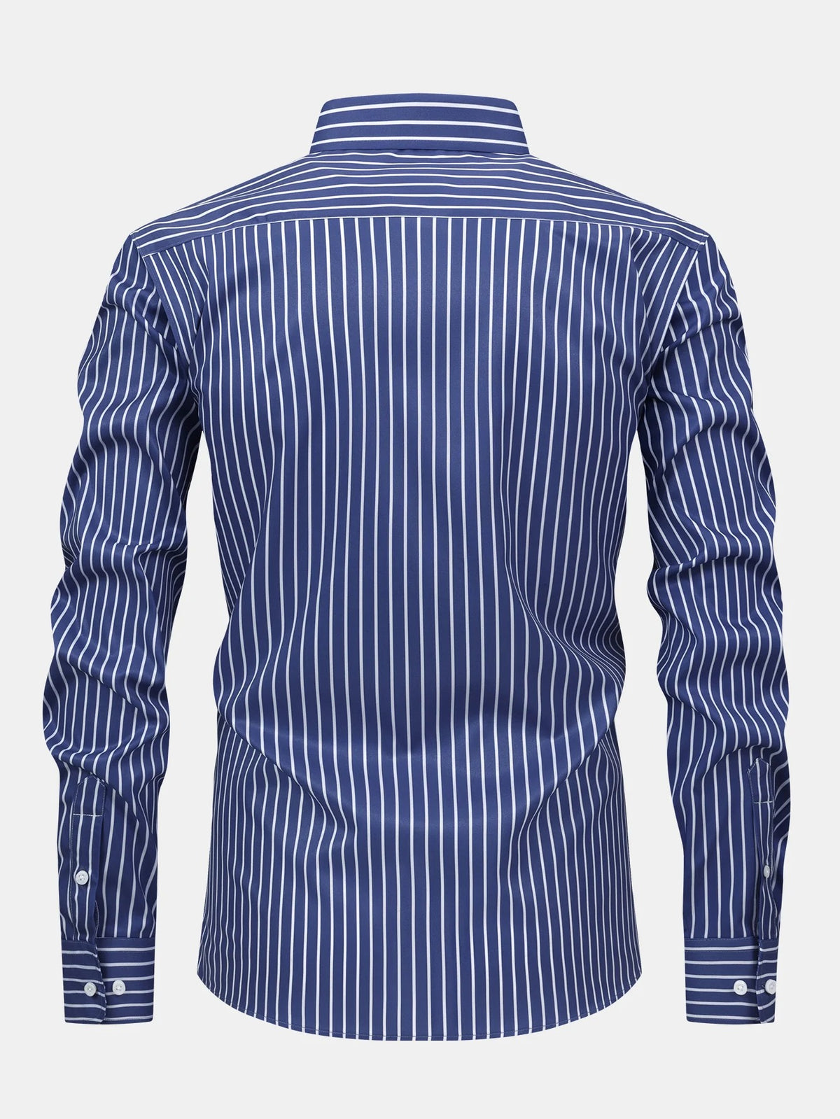 Classic Striped Button-Up Shirt
