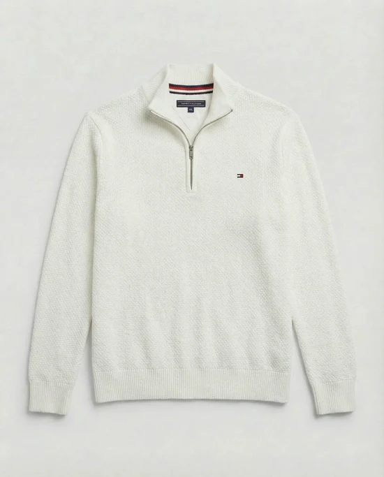 Men’s Premium Half-Zip Knit Sweater – Modern Comfort & Timeless Style