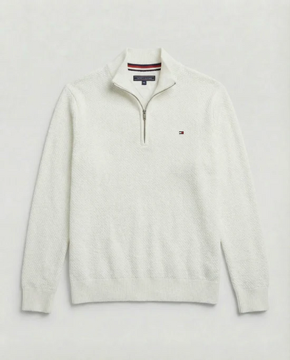 Men’s Premium Half-Zip Knit Sweater – Modern Comfort & Timeless Style