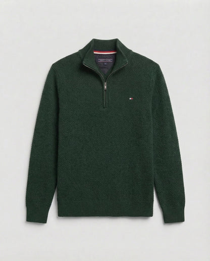 Men’s Premium Half-Zip Knit Sweater – Modern Comfort & Timeless Style