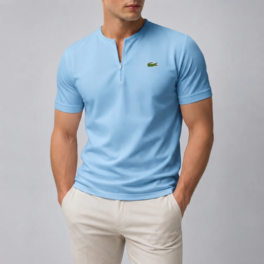 Skyline Zip Henley T-Shirt