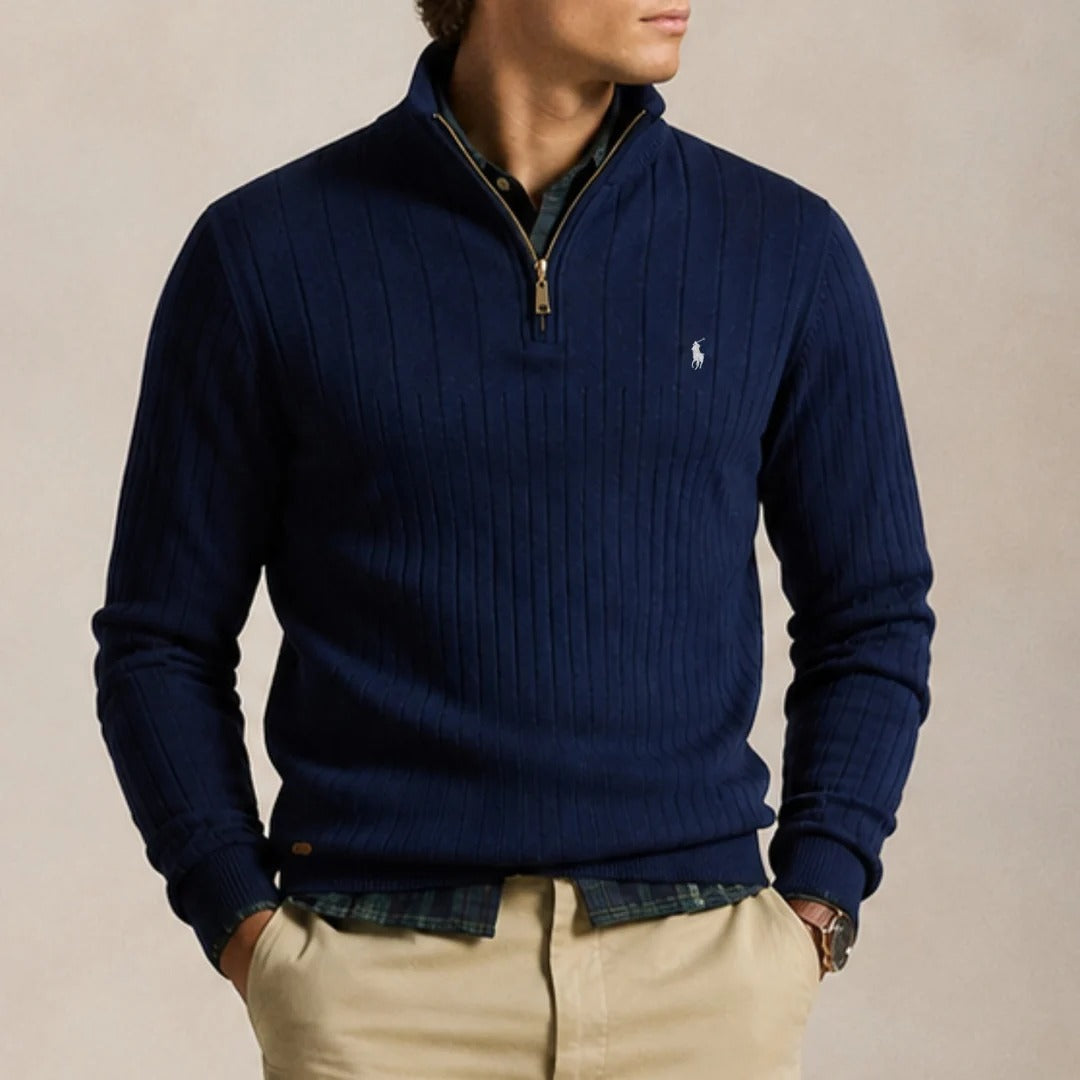 Elegant Half-Zip Sweater – Limited-Time Sale