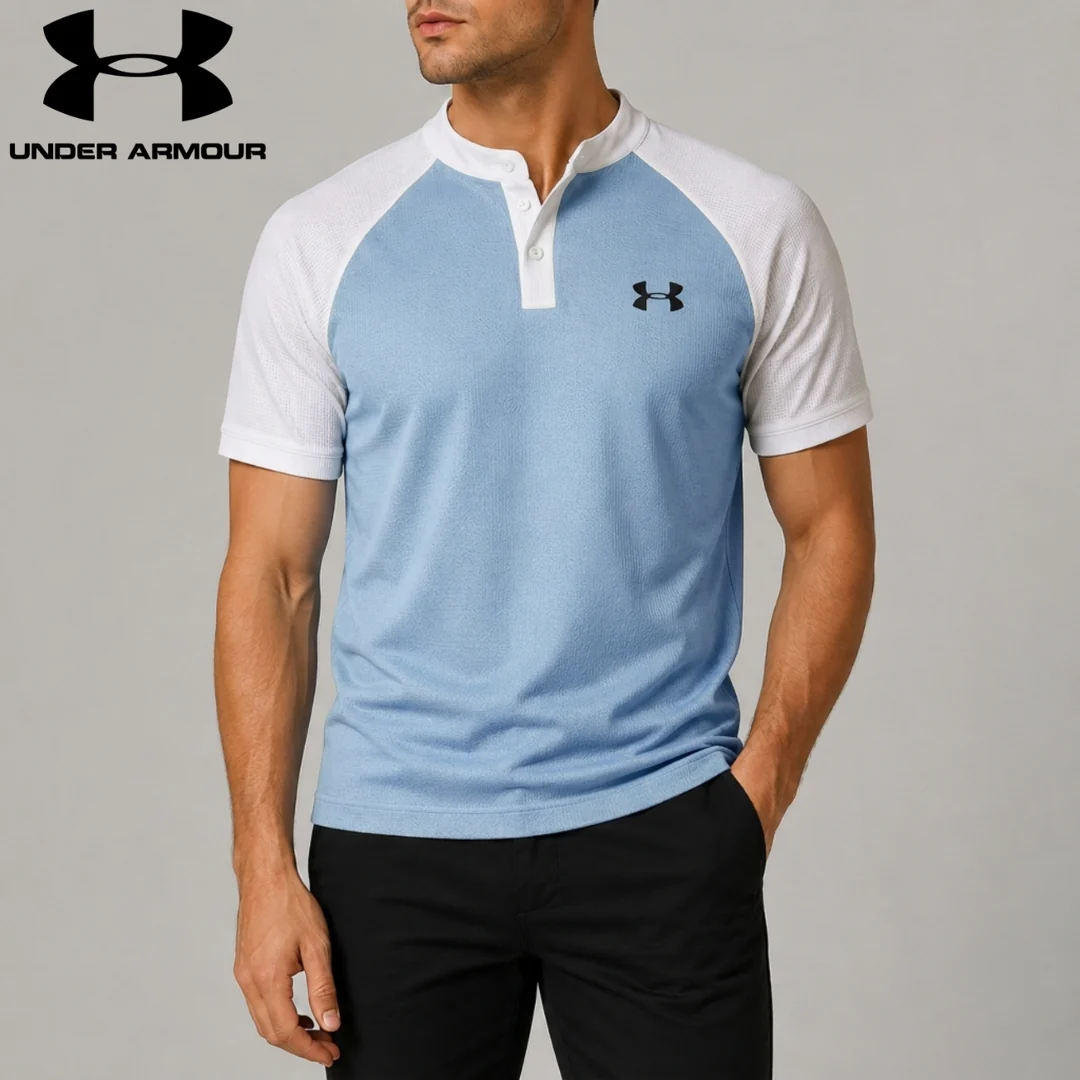 AeroFlex Henley Polo || Clearance Sale