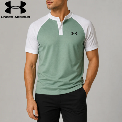 AeroFlex Henley Polo || Clearance Sale