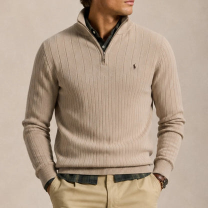 Elegant Half-Zip Sweater – Limited-Time Sale