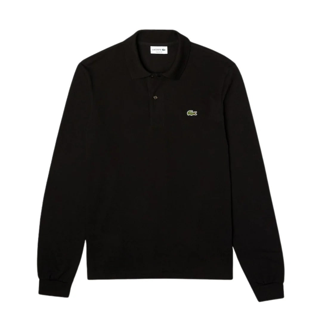 Men’s Classic Long-Sleeve Polo Shirt – Regular Fit Cotton Polo