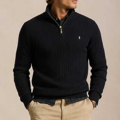 Elegant Half-Zip Sweater – Limited-Time Sale