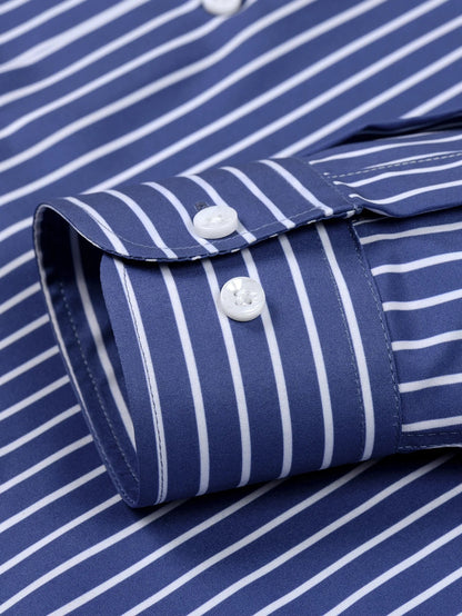 Classic Striped Button-Up Shirt
