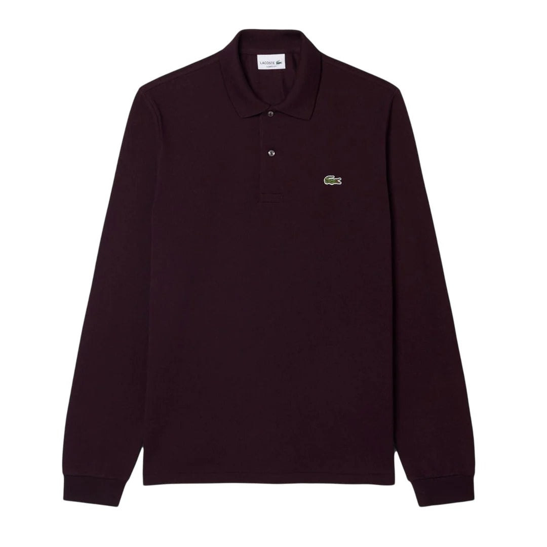 Men’s Classic Long-Sleeve Polo Shirt – Regular Fit Cotton Polo