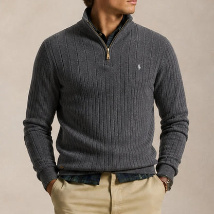 Elegant Half-Zip Sweater – Limited-Time Sale