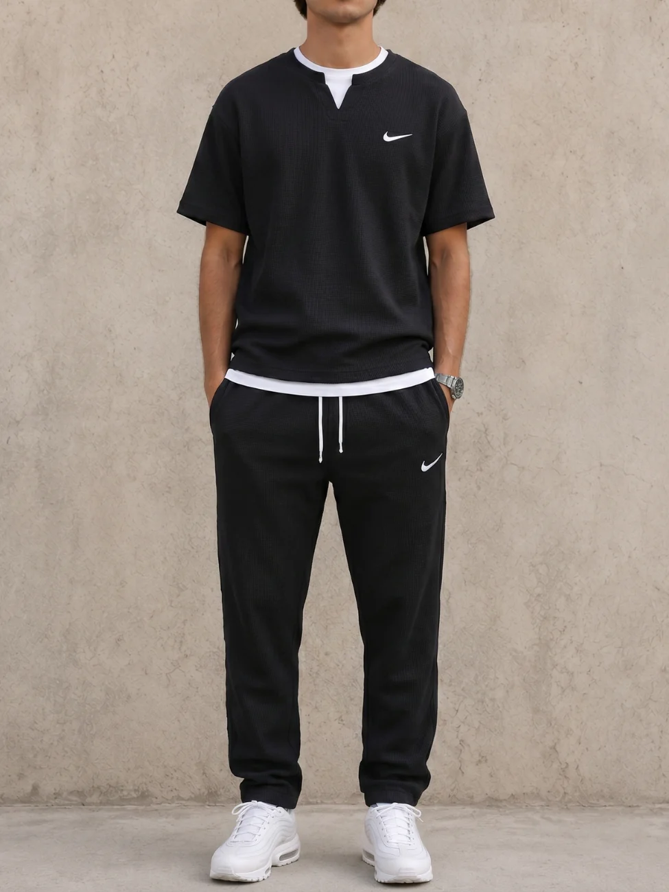 Premium Waffle-Knit Co-Ord Set | Final Clearance