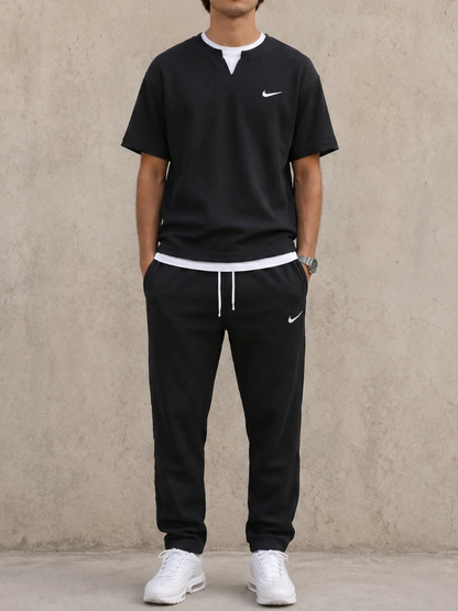 Premium Waffle-Knit Co-Ord Set | Final Clearance