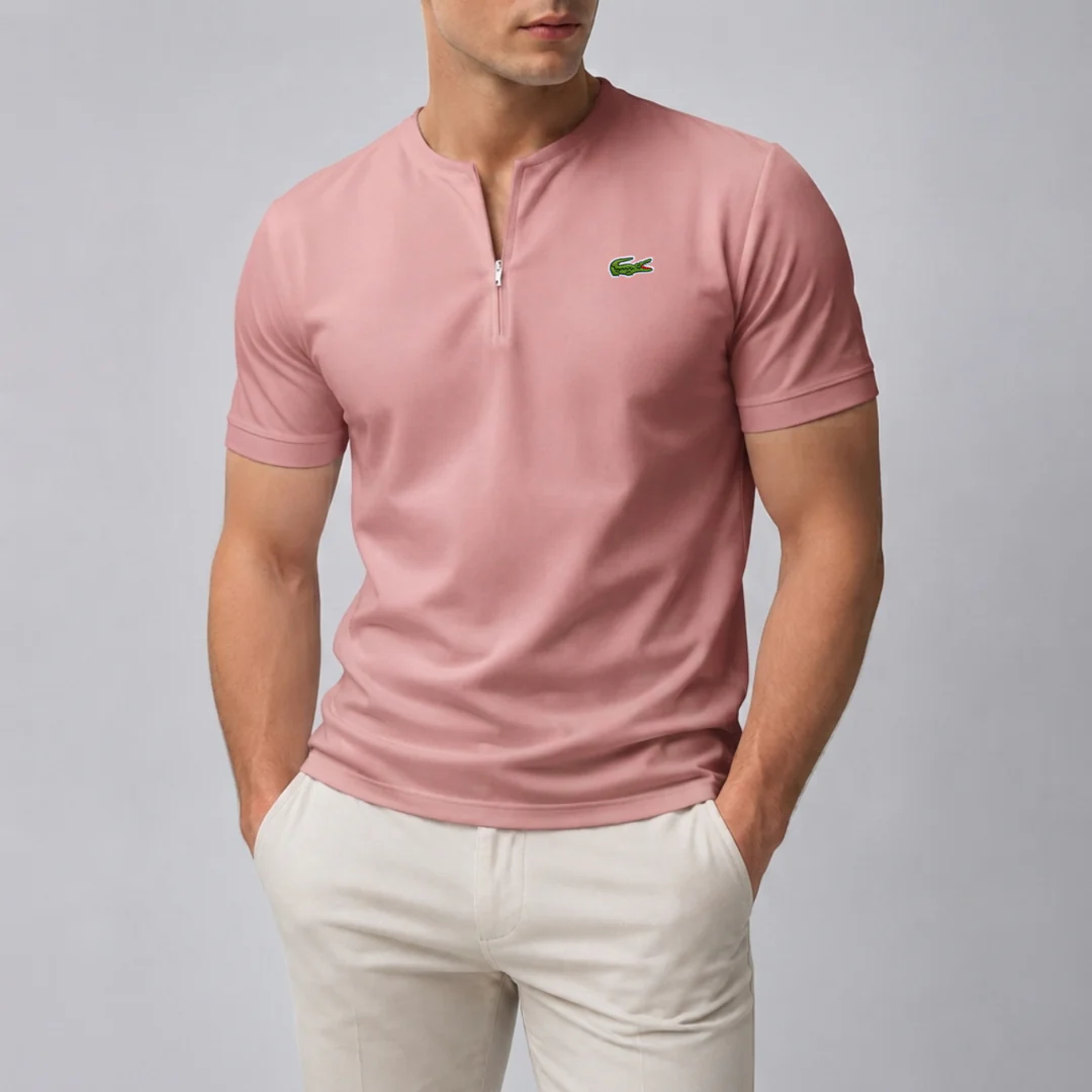 Skyline Zip Henley T-Shirt